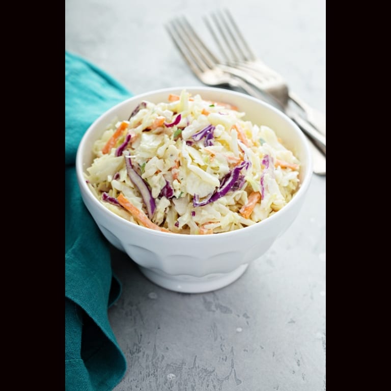 Delicious Coleslaw Made Fresh